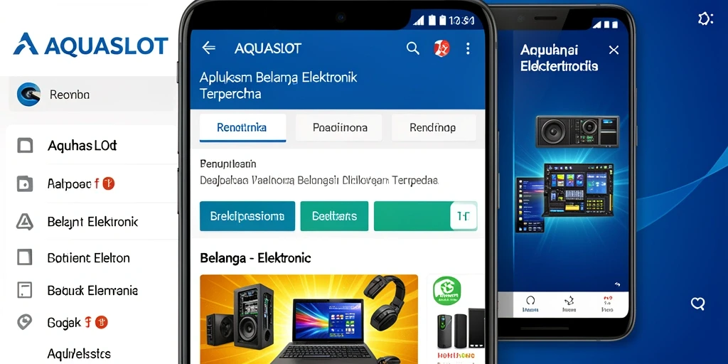 Tampilan antarmuka AQUASLOT yang modern dan mudah digunakan.