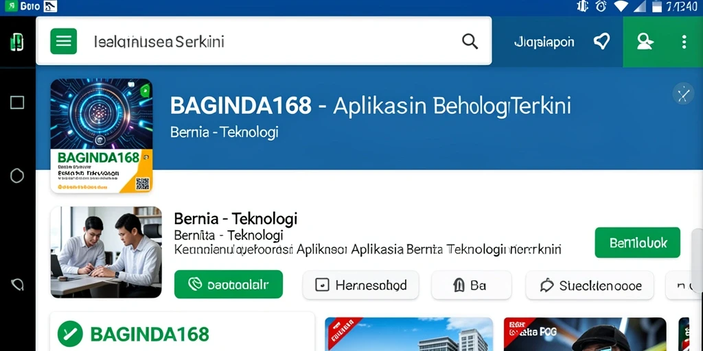 Tampilan antarmuka BAGINDA168 yang modern dan fungsional.