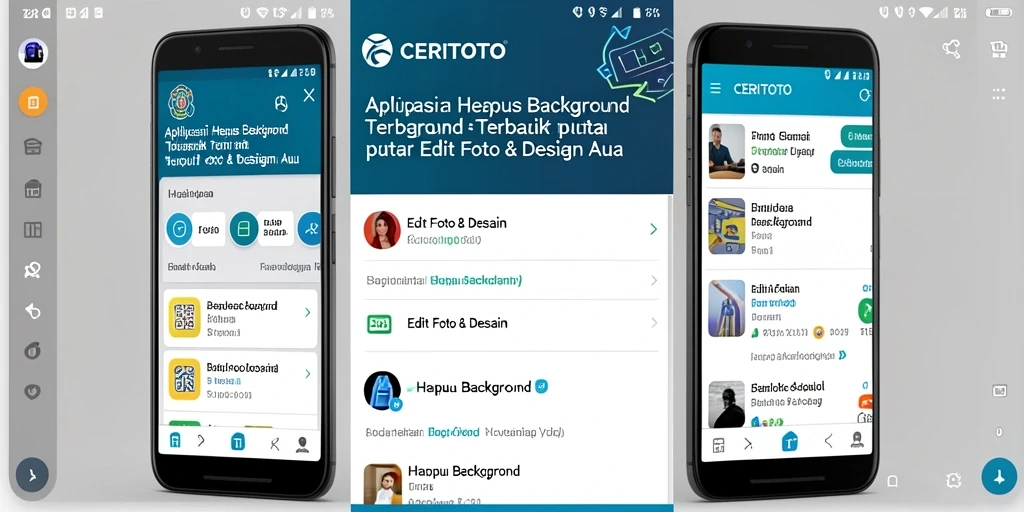 Tampilan antarmuka CERITOTO saat menghapus background gambar.
