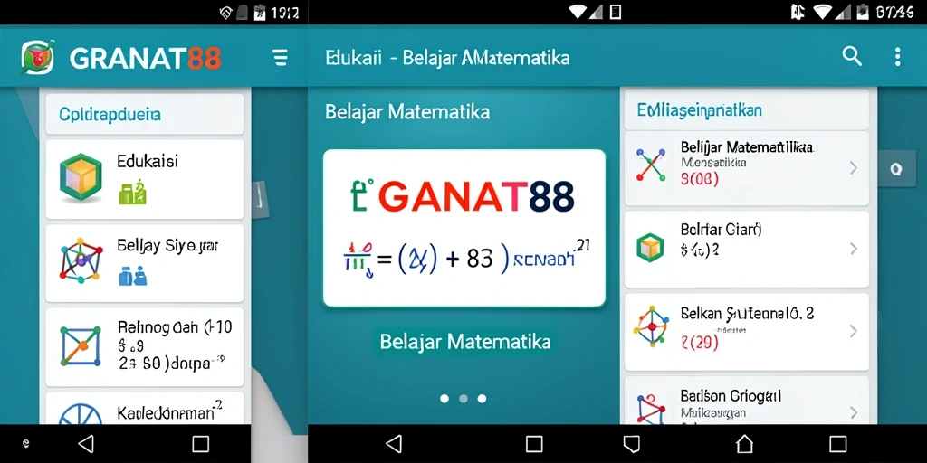 Antarmuka pengguna GRANAT88 yang menarik dan interaktif.