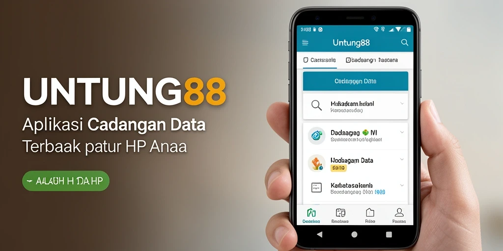 Tampilan antarmuka UNTUNG88 yang bersih dan fungsional untuk cadangan data.