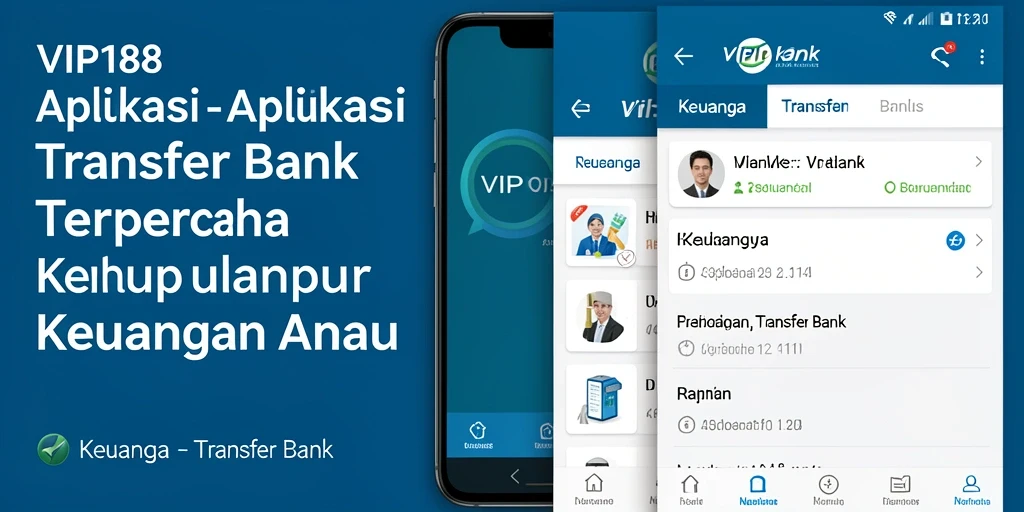 Antarmuka user-friendly VIP188 untuk transfer bank.