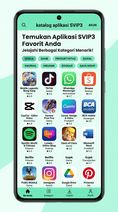 Aplikasi Populer & Kanal Uji svip3 — Pusat Akses Terlengkap